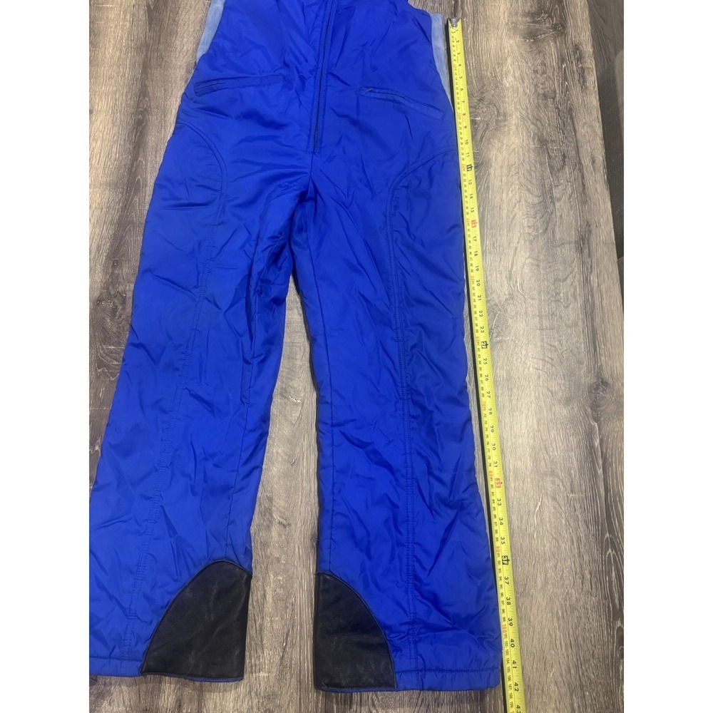 Vintage Miller Ski Bibs Overalls Snow Pants Snowboard Royal Blue Size S - Picture 6 of 11
